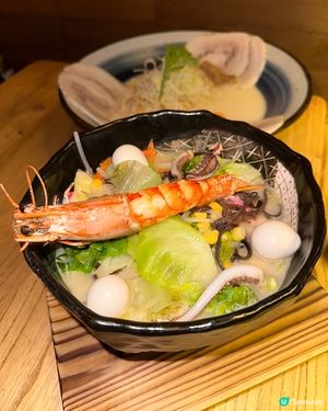 立体派拉麵新推出『長崎雜錦虎蝦拉麵🍜』