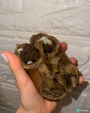 初麥焙茶麻糬🤤！外脆內軟超正！8.5/10！