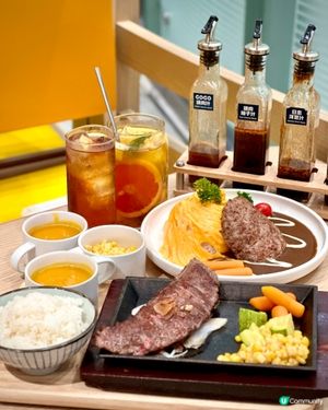 日式治癒🇯🇵鐵板牛x蛋包飯の小確幸💕