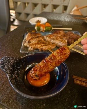 其匠燒：雞肉棒、牛舌芯，正！😋 #串燒