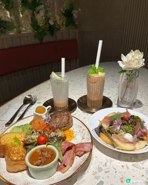 伯爵茶白桃沙律🥗！夏日清新之選！😋