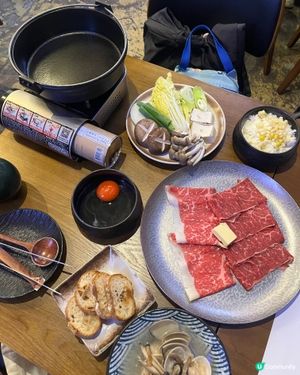 打卡必去！壽喜燒二人餐😋澳洲和牛超正🥩🔥