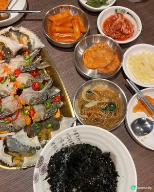 醬缸韓國料理🦀！醬油蟹任食！爆汁😋！