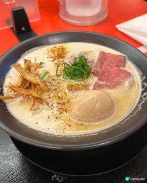 日本必吃拉麵 🍜白松露飄香的雞白湯