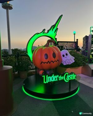 中秋入Ocean park 打卡,追月成功,月亮又圓又大🎋