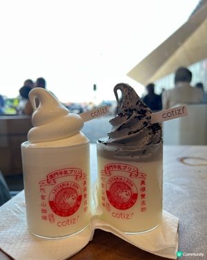 義順雙皮奶雪糕🍦！黑芝麻味超正😋！