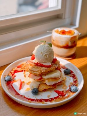 元朗綠白色簡約風Cafe 「The Third」