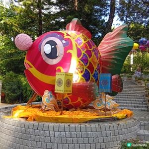 中秋賞燈！香港公園金龍魚🐉+玉兔🐰花燈超萌！
