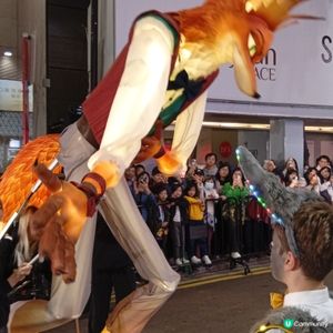 銅鑼灣「夜光巡遊」超正！🤩✨充滿濃厚藝術與節日氣息。