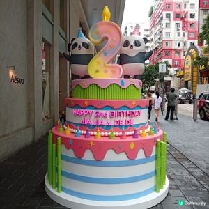 熊貓加加與得得生日活動，萌爆全港 🐼🎉