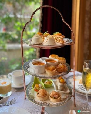 bff生日 當然要high tea🥂🥭✨