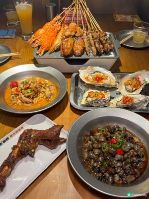 現切現串現烤，熱騰騰上枱