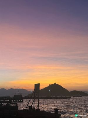 堅尼地城睇日落靚位🌄✨