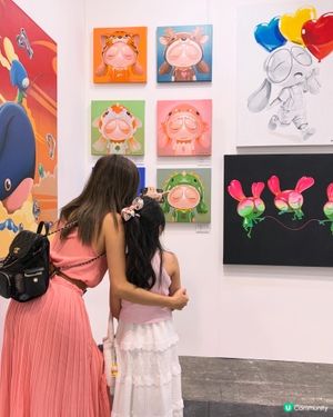帶囡去睇畫🎨，意料之外嘅驚喜