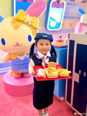 暑假好去處😍小空姐小飛機師體驗超好玩✈️👧