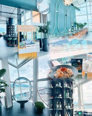 🇭🇰🛬🍹🍽️INTERVALS窗邊高空景觀美爆