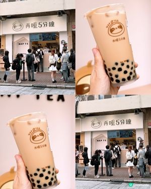 🎏台灣過江龍【再睡5分鐘】🧋開業後第一個平日‼️都排左40分鐘