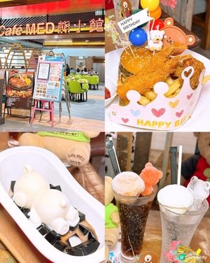 🎏生日快樂🎂食返個生日漢堡餐賀一賀‼️充滿童真餐廳超得意🐻