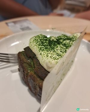 雙重抹茶巴斯克芝士蛋糕