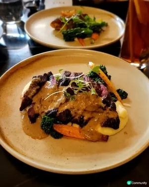 銅鑼灣扒房午餐🤤！牛扒超正😋！