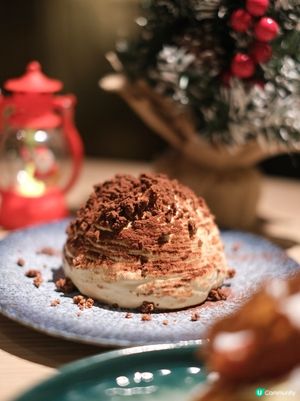 星級酒店餐廳聯乘迷你毛聖誕甜品！提拉米蘇必試😋