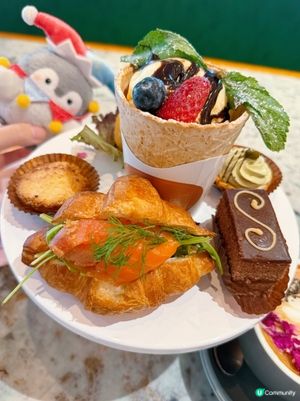 下午茶打卡！環境靚到爆！🤩 擺盤超精緻！😋