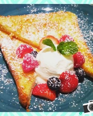 外脆內軟既雜莓法式吐司