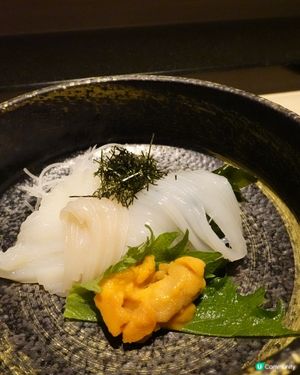 超驚喜魷魚素麵配海膽 🤩🤩🤩