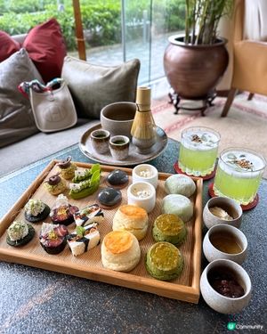 港麗酒店 X Tatcha Afternoon Tea🍵 