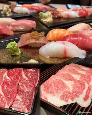₵₩฿新開嘅日式放題店🇯🇵主打任食壽喜燒🍲､和牛🐮､海鮮🤤