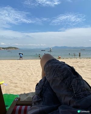 長洲東灣沙灘🏝️打卡超靚！五星推介