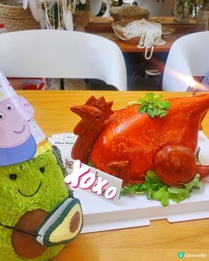豉油雞...蛋糕‼️🍗🔪