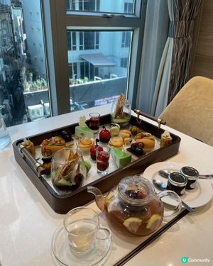 香港下午茶推薦—品 ｢蘋｣ 賞 ｢櫻｣ 下午茶