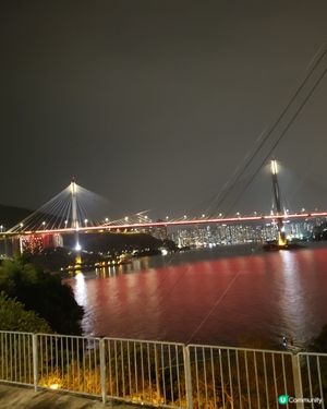 青馬大橋夜色🌃，靜靜的美！