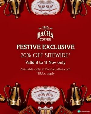 BACHA Coffee 全網8折🤩☕️🤎✨