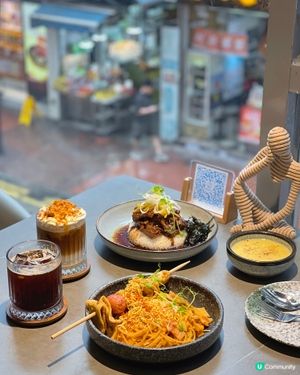 銅鑼灣樓上cafe✨創新韓式fusion菜😋
