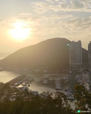 ## 黃竹坑配水庫日落🌇打卡必去景色超唯美💜💜💜💜