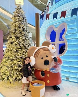 2024香港商場聖誕打卡｜韓國 人氣DINOTAENG主題｜東薈城名店倉 MEETS DINOTAENG「Marshville’s Winter」