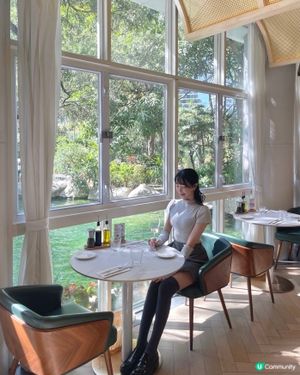 香港公園湖畔玻璃屋打卡餐廳🫧