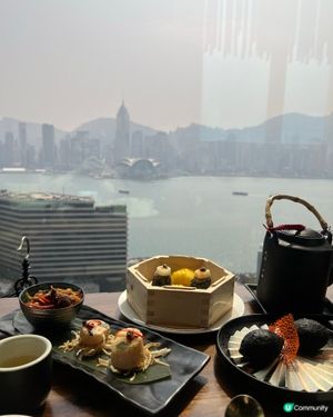 尖沙咀胡同嘆茶😋  維港靚景配精緻點心！一試難忘🤤