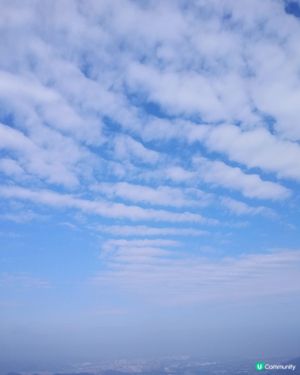 散發中雲彩