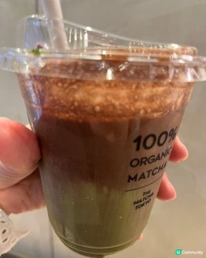 Matcha 🍵 Dark🍫 latte 