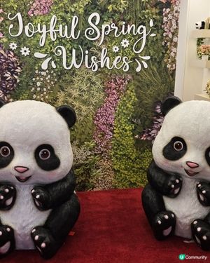 世貿中心可愛熊貓🐼打卡位