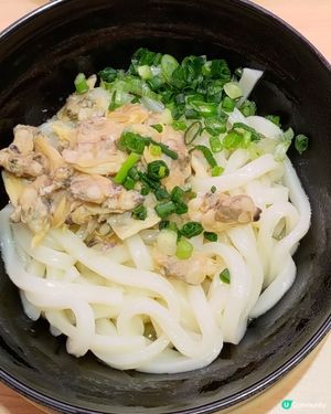 壽司郎3月必食神級主食🔥蒜香白酒汁滿滿蜆肉拌烏冬💜