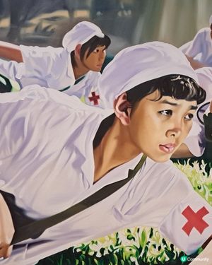 火紅年代的熱血畫作