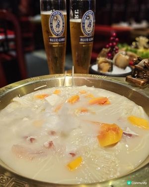 坐龍椅 嘆龍躉片木瓜魚湯
