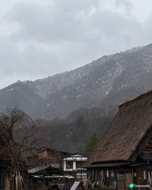 白川鄉合掌村🇯🇵日本歷史風景！