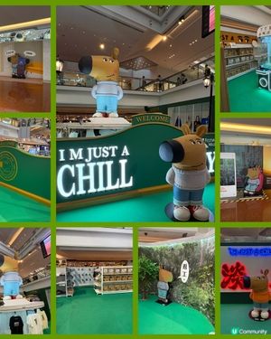 又一城期間限定店！巨型chill guy🤩