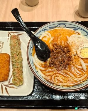 將軍澳廣場丸龜製麵🍜  終於試到啦！😋