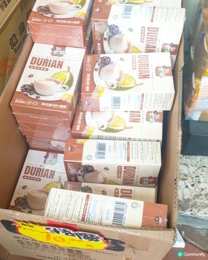 榴槤味白咖啡，一盒$10有8包！平到喊！😱